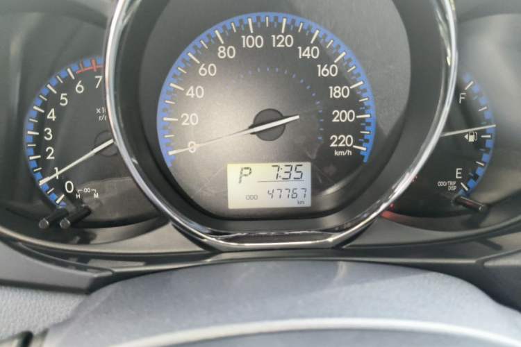 Used Toyota Vios FS 2017 1.5L CVT Fengchi Edition Odometer Close Up
