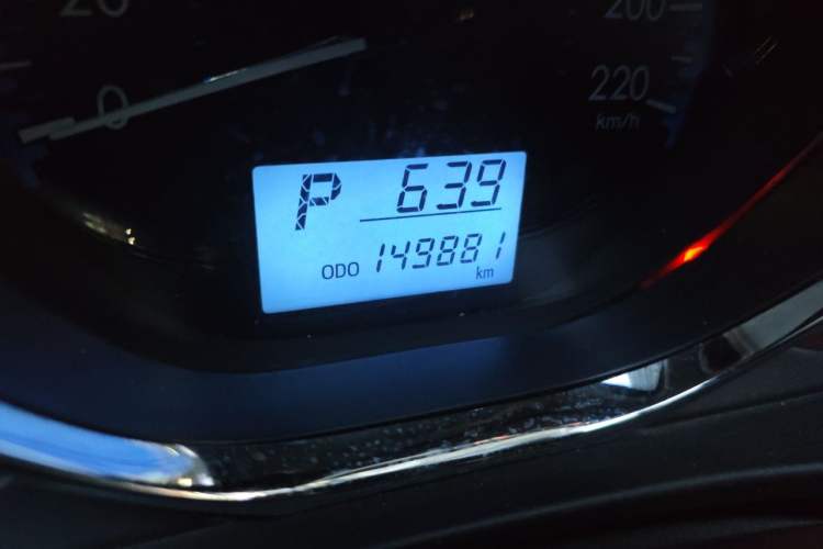 Used Toyota Vios FS 2017 1.5L CVT Fengchi Edition Odometer Close Up