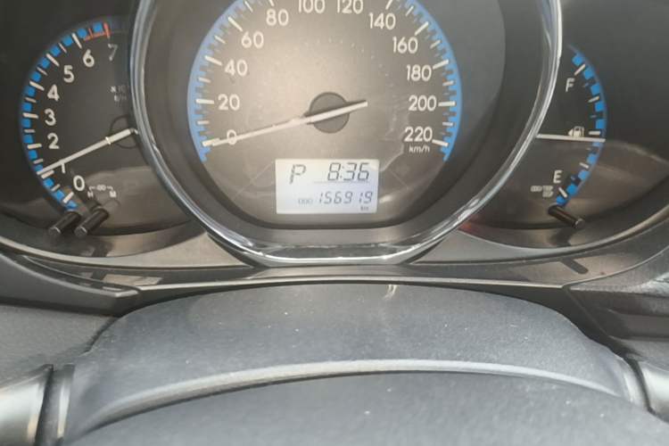 Used Toyota Vios FS 2017 1.5L CVT Fengchi Edition Odometer Close Up