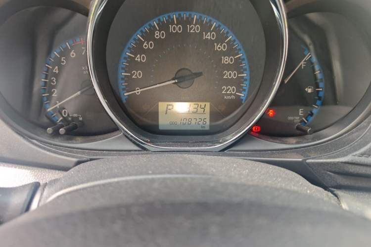 Used Toyota Vios FS 2017 1.5L CVT Fengchi Edition Odometer Close Up