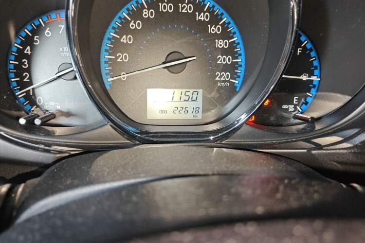 Used Toyota Vios FS 2017 1.5L CVT Fengchi Edition Odometer Close Up