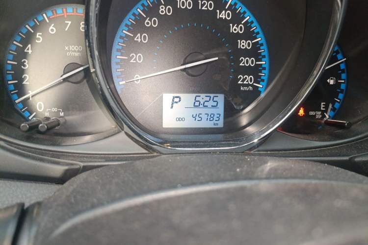Used Toyota Vios FS 2017 1.5L CVT Fengchi Edition Odometer Close Up