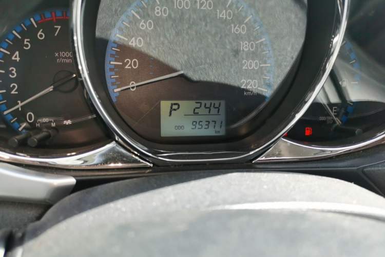 Used Toyota Vios FS 2017 1.5L CVT Fengchi Edition Odometer Close Up