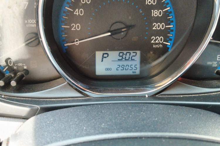 Used Toyota Vios FS 2017 1.5L CVT Fengchi Edition Odometer Close Up