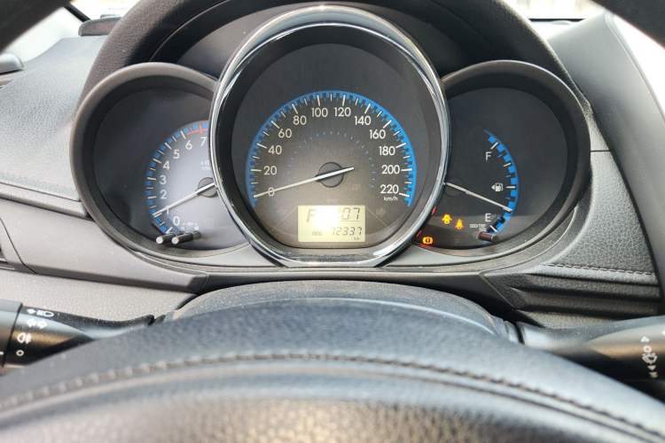 Used Toyota Vios FS 2017 1.5L CVT Fengchi Edition Odometer Close Up
