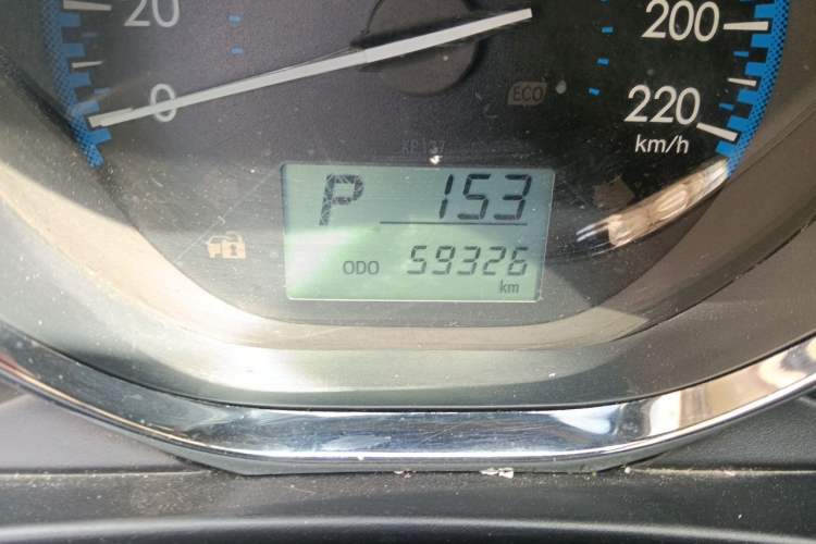 Used Toyota Vios FS 2017 1.5L CVT Fengchi Edition Odometer Close Up