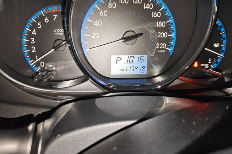 Used Toyota Vios FS 2017 1.5L CVT Fengchi Edition Odometer Close Up