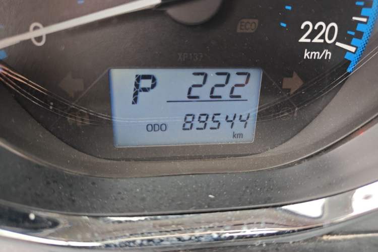Used Toyota Vios FS 2017 1.5L CVT Fengchi Edition Odometer Close Up