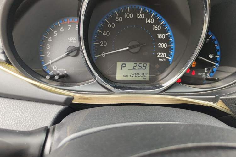 Used Toyota Vios FS 2017 1.5L CVT Fengchi Edition Odometer Close Up