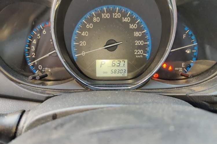 Used Toyota Vios FS 2017 1.5L CVT Fengchi Edition Odometer Close Up