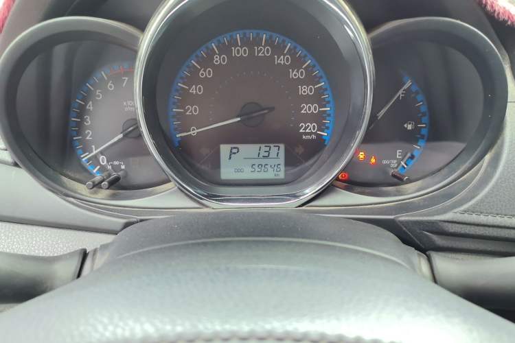 Used Toyota Vios FS 2017 1.5L CVT Fengchi Edition Odometer Close Up