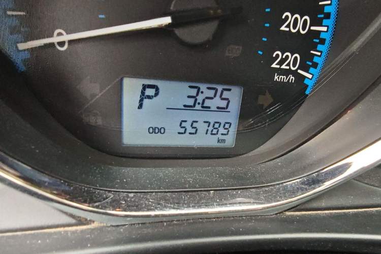 Used Toyota Vios FS 2017 1.5L CVT Fengchi Edition Odometer Close Up