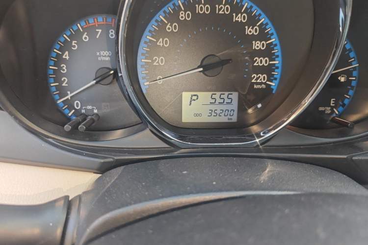 Used Toyota Vios FS 2017 1.5L CVT Fengchi Edition Odometer Close Up