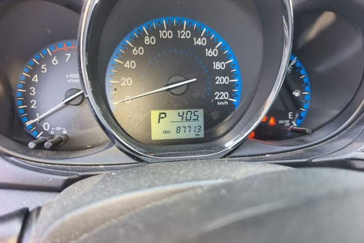 Used Toyota Vios FS 2017 1.5L CVT Fengchi Edition Odometer Close Up