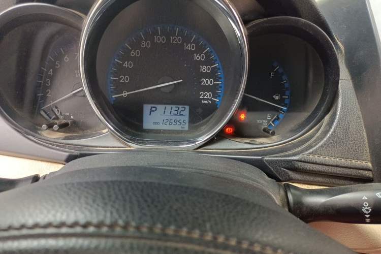Used Toyota Vios FS 2017 1.5L CVT Fengchi Edition Odometer Close Up