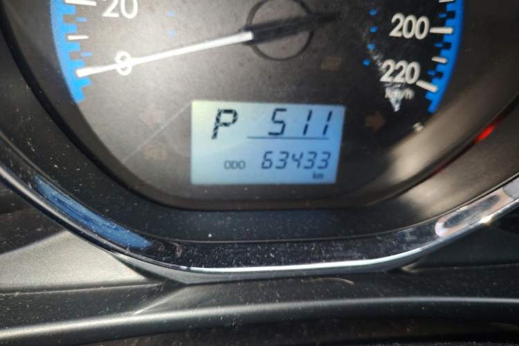 Used Toyota Vios FS 2017 1.5L CVT Fengchi Edition Odometer Close Up