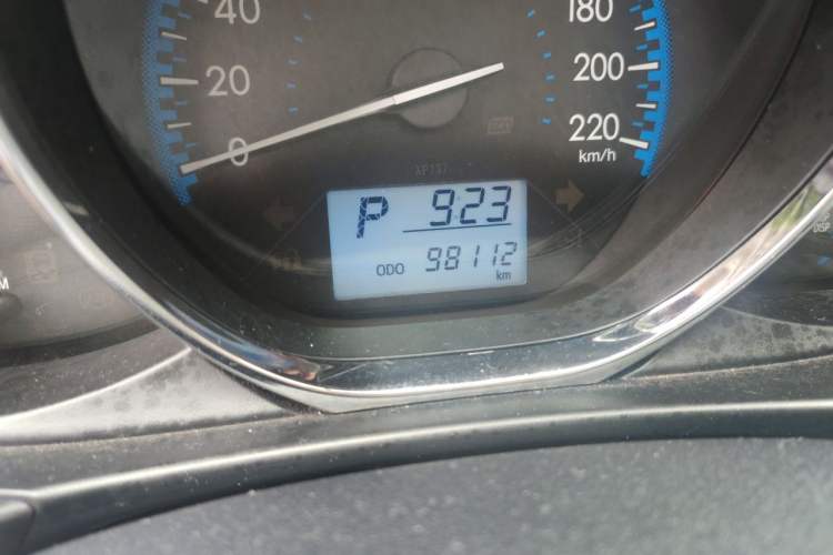 Used Toyota Vios FS 2017 1.5L CVT Fengchi Edition Odometer Close Up