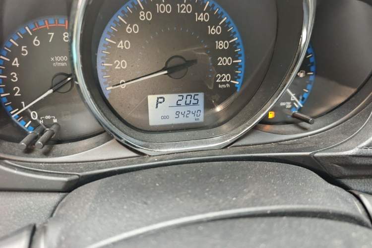 Used Toyota Vios FS 2017 1.5L CVT Fengchi Edition Odometer Close Up