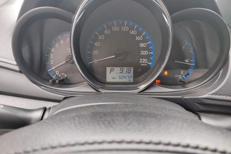 Used Toyota Vios FS 2017 1.5L CVT Fengchi Edition Odometer Close Up