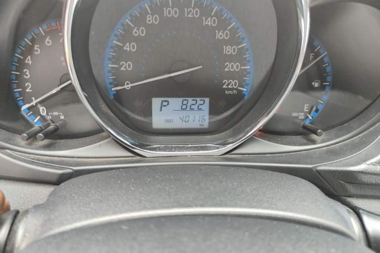 Used Toyota Vios FS 2017 1.5L CVT Fengchi Edition Odometer Close Up