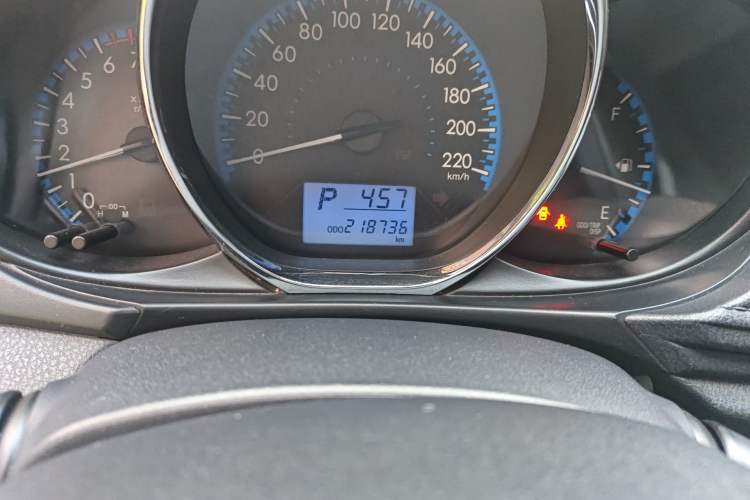 Used Toyota Vios FS 2017 1.5L CVT Fengchi Edition Odometer Close Up