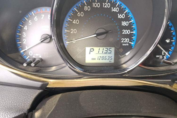 Used Toyota Vios FS 2017 1.5L CVT Fengchi Edition Odometer Close Up