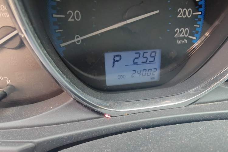 Used Toyota Vios FS 2017 1.5L CVT Fengchi Edition Odometer Close Up
