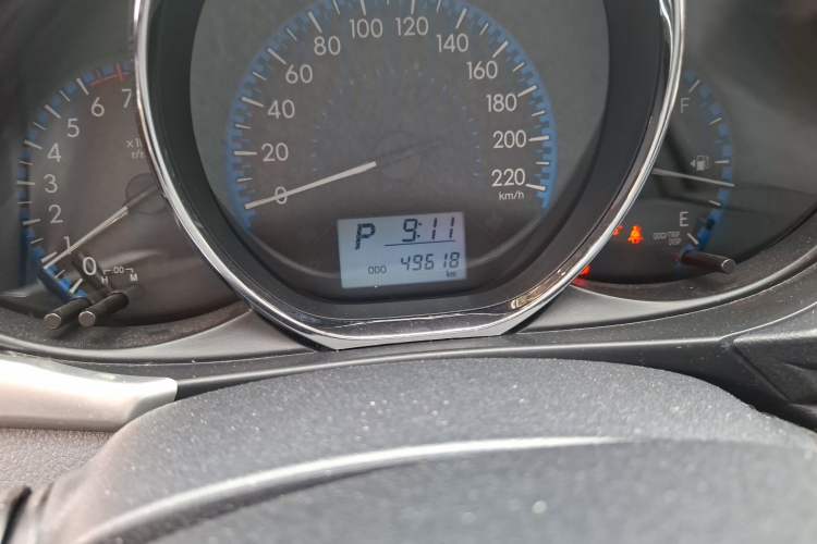Used Toyota Vios FS 2017 1.5L CVT Fengchi Edition Odometer Close Up