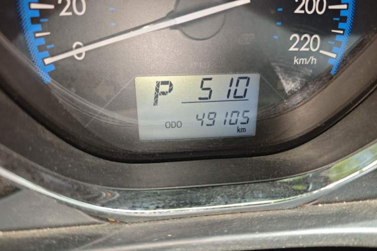 Used Toyota Vios FS 2017 1.5L CVT Fengchi Edition Odometer Close Up