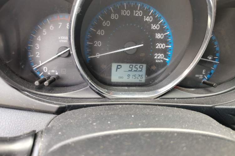 Used Toyota Vios FS 2017 1.5L CVT Fengchi Edition Odometer Close Up