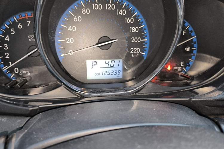 Used Toyota Vios FS 2017 1.5L CVT Fengchi Edition Odometer Close Up