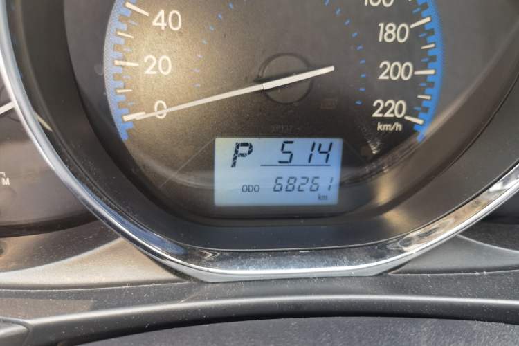 Used Toyota Vios FS 2017 1.5L CVT Fengchi Edition Odometer Close Up