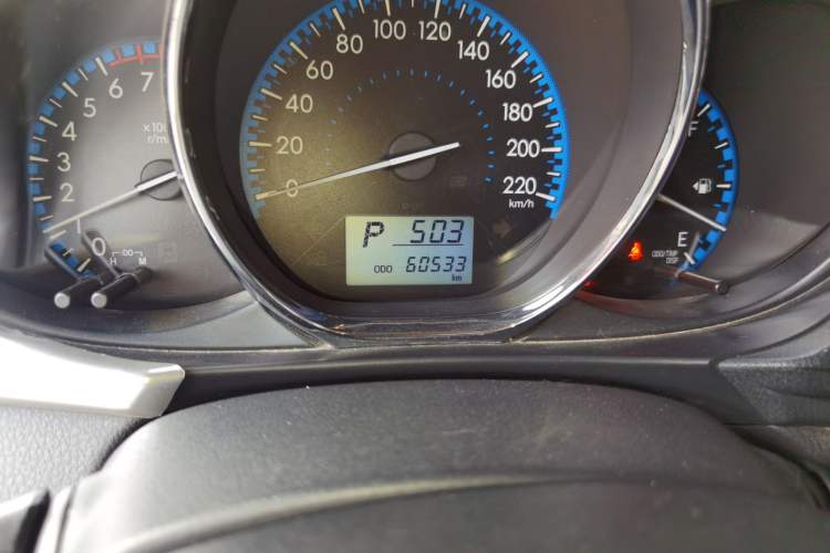 Used Toyota Vios FS 2017 1.5L CVT Fengchi Edition Odometer Close Up