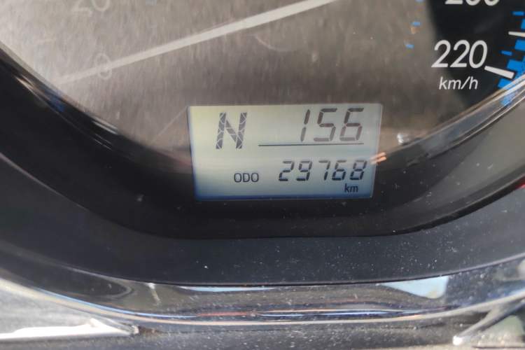 Used Toyota Vios FS 2017 1.5L CVT Fengchi Edition Odometer Close Up