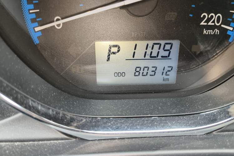 Used Toyota Vios FS 2017 1.5L CVT Fengchi Edition Odometer Close Up