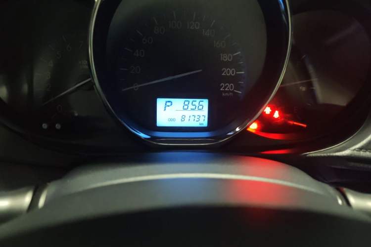 Used Toyota Vios FS 2017 1.5L CVT Fengchi Edition Odometer Close Up