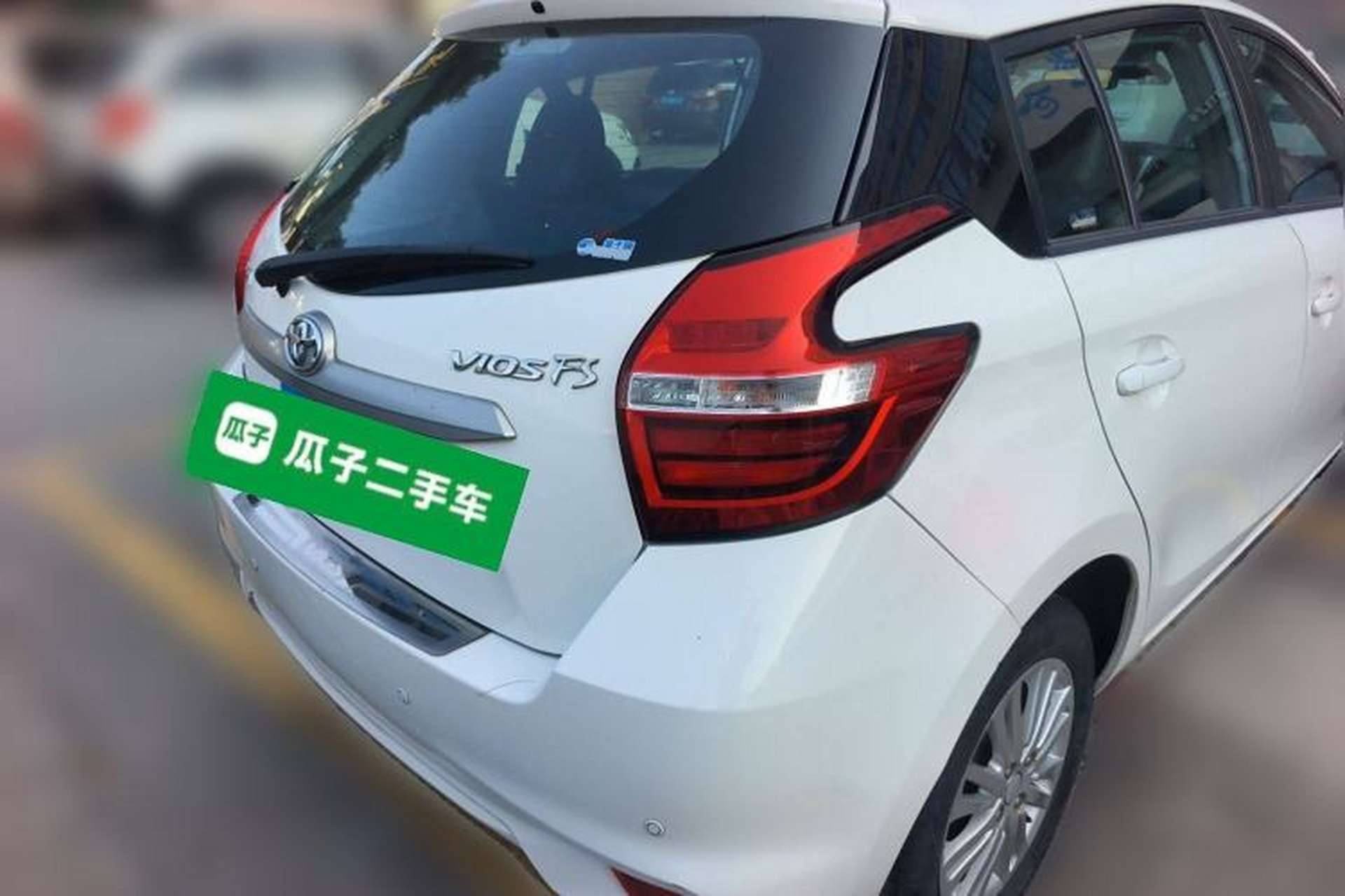 Used Toyota Vios FS 2017 1.5L CVT Fengchi Edition Rear Right 45 Deg