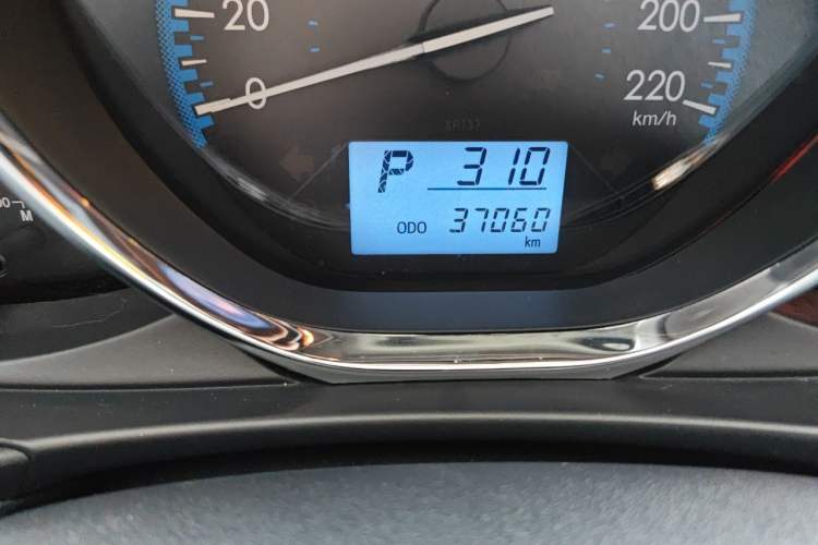 Used Toyota Vios FS 2017 1.5L CVT Fengchi Edition Odometer Close Up