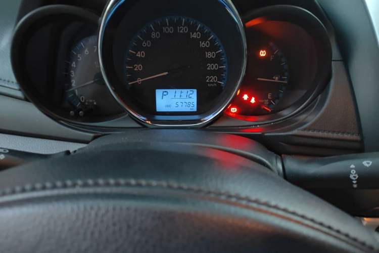 Used Toyota Vios FS 2019 1.5L CVT Fengchi Edition Odometer Close Up