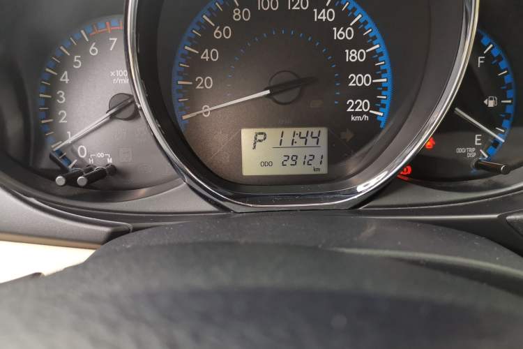 Used Toyota Vios FS 2019 1.5L CVT Fengchi Edition Odometer Close Up