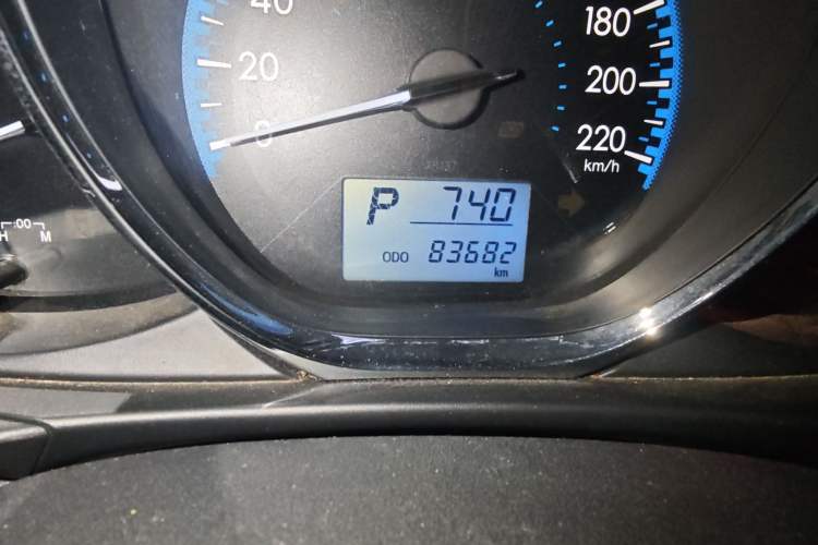 Used Toyota Vios FS 2019 1.5L CVT Fengchi Edition Odometer Close Up
