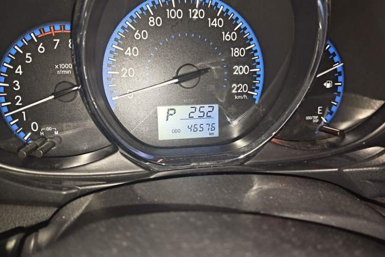 Used Toyota Vios FS 2019 1.5L CVT Fengchi Edition Odometer Close Up