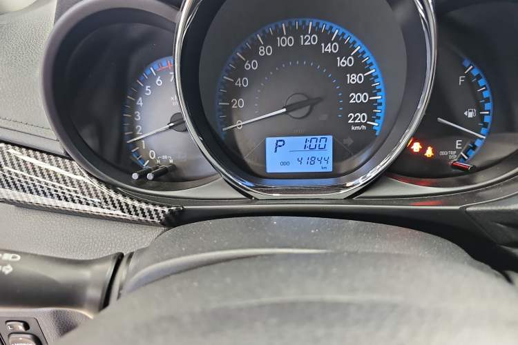 Used Toyota Vios FS 2019 1.5L CVT Fengchi Edition Odometer Close Up