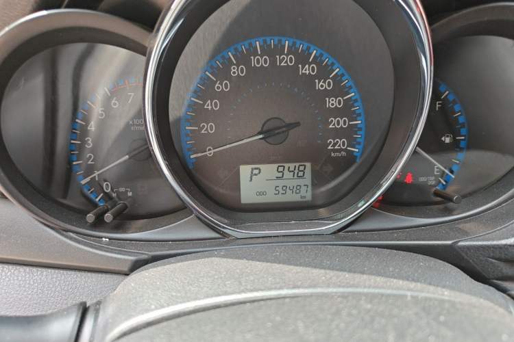 Used Toyota Vios FS 2019 1.5L CVT Fengchi Edition Odometer Close Up