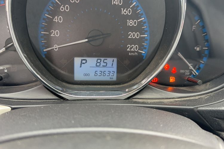 Used Toyota Vios FS 2019 1.5L CVT FENGSHANG Edition Odometer Close Up