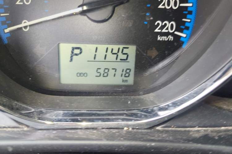 Used Toyota Vios FS 2019 1.5L CVT Fengchi Edition Odometer Close Up