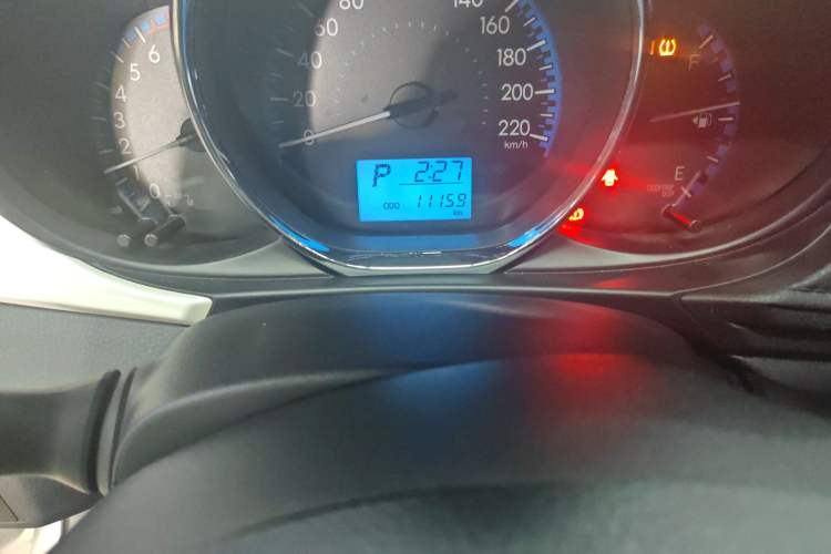 Used Toyota Vios FS 2019 1.5L CVT FENGSHANG Edition Odometer Close Up