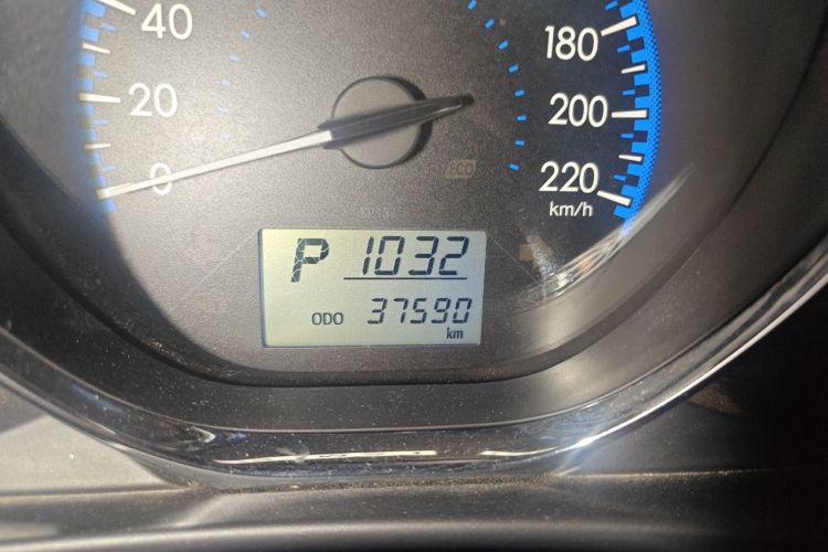 Used Toyota Vios FS 2019 1.5L CVT Fengchi Edition Odometer Close Up