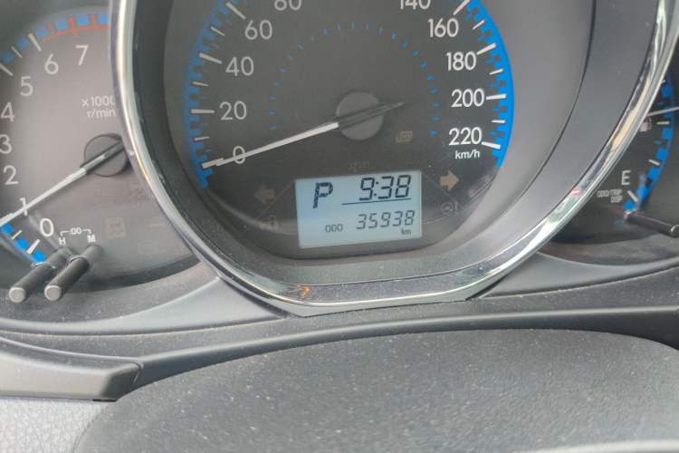 Used Toyota Vios FS 2019 1.5L CVT Fengchi Edition Odometer Close Up