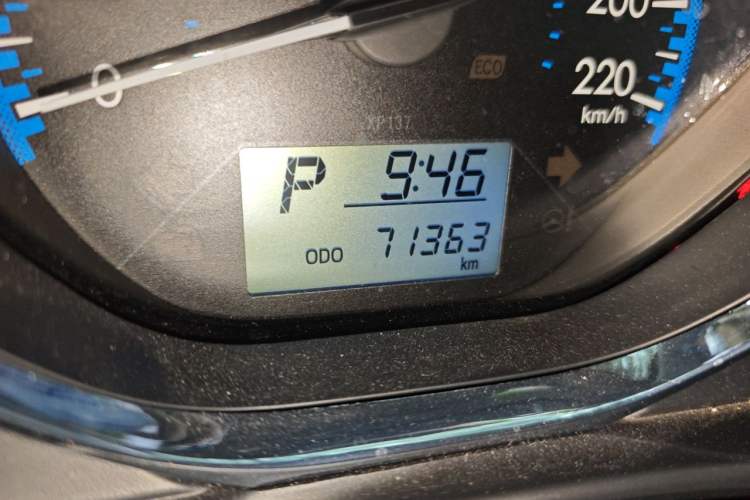 Used Toyota Vios FS 2019 1.5L CVT Fengchi Edition Odometer Close Up